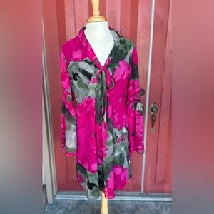 Trina Turk floral dress.